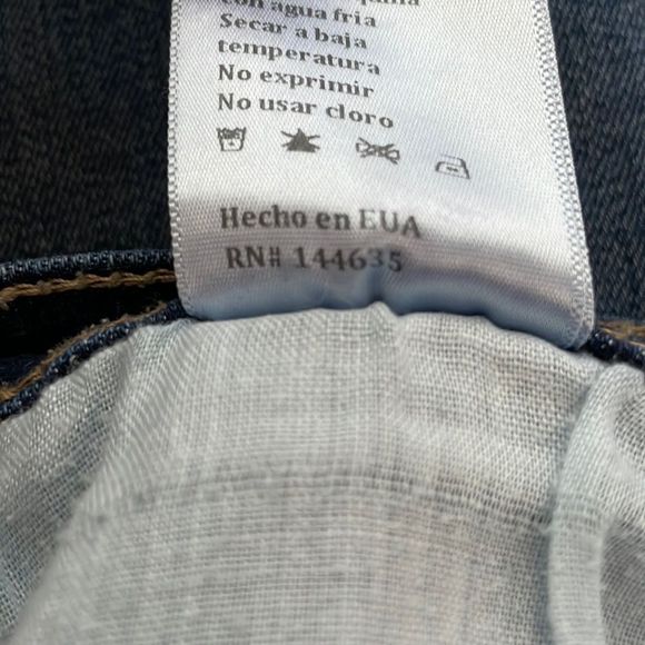 Kancan Mid Rise Skinny Stretch Cropped Jeans. Size 28. - Picture 11 of 14